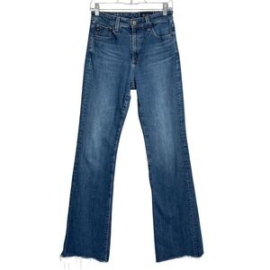 AG Alexxis Boot Cut High Rise Vintage Jeans Womens 27‎ Blue Easy Street Frayed